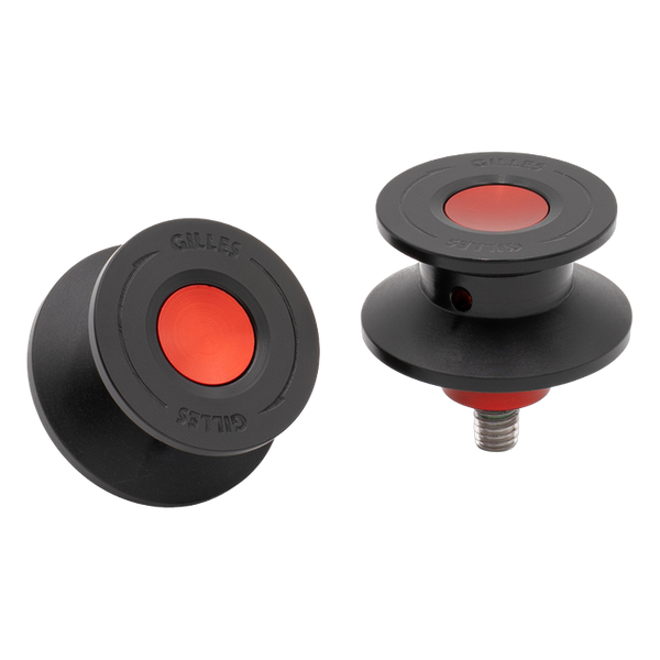 Gilles PSA2 paddock stand spools for BMW HP4, red