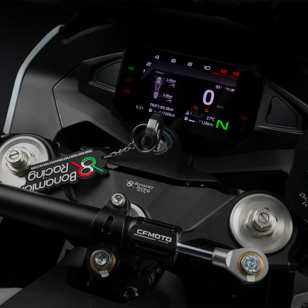Bonamici Racing PSC1 fitted to the CFMOTO SR-R 675 (2025-2026), view 1