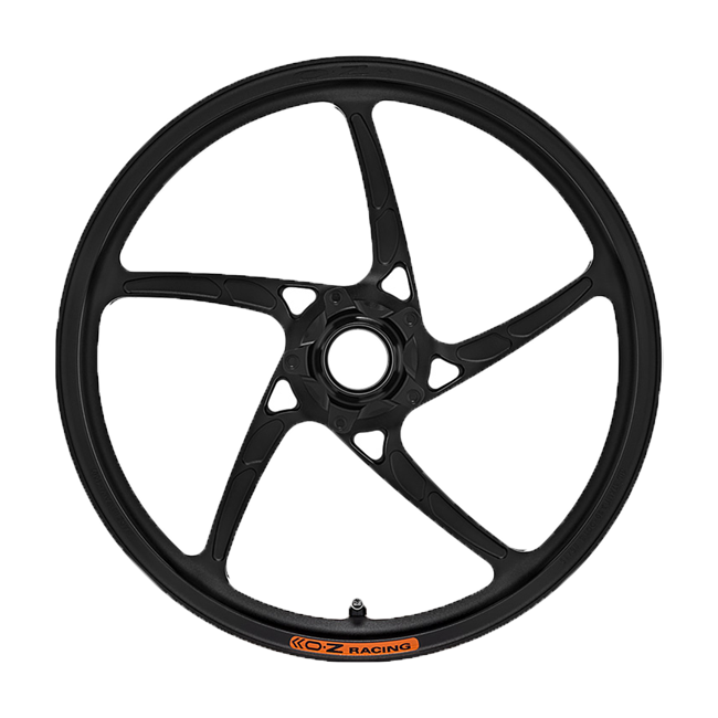 OZ Piega forged aluminium front wheel for Aprilia RSV4 1100 in anodised finish