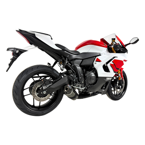 Termignoni Full Exhaust System Black stainless steel / Carbon fibre Yamaha YZF-R7 (2021-2026) Y13909400BCC (2)