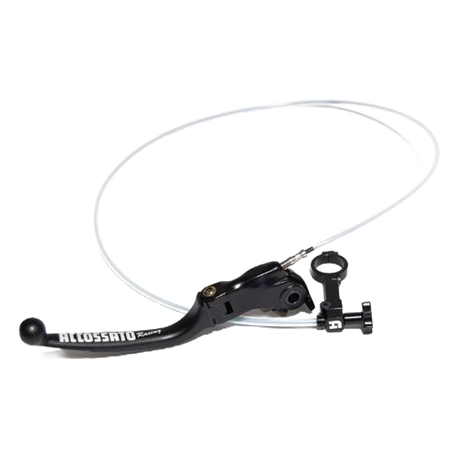 Accossato folding brake lever RA001 with black blade, black base and remote adjuster for Moto Morini Corsaro 1200 (2007-2017)