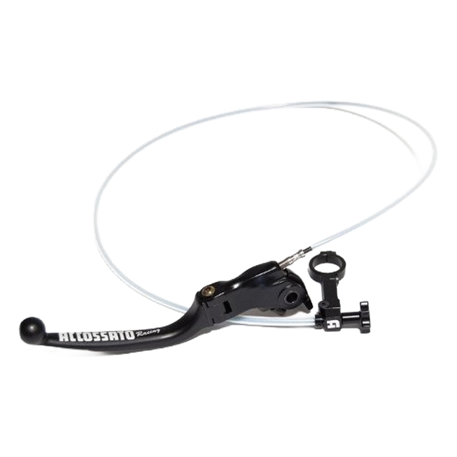 Accossato folding brake lever RA002 with black blade, black base and remote adjuster for Ducati Panigale V4 (2018-2019)