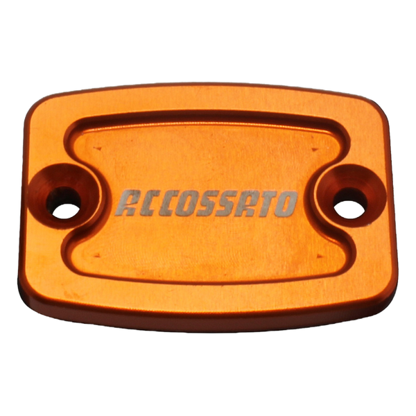 Accossato Reservoir Cover for Offroad, Pit Bike and Rear Master Cylinders RC020, orange [Bild: 2]