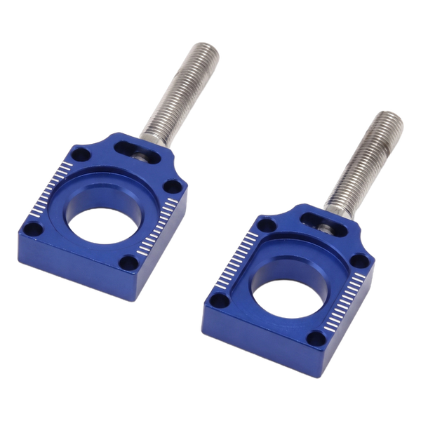 Accossato off-road rear axle blocks RCY1 for Suzuki RM-Z 450, blue colour