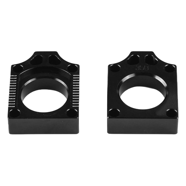 Accossato off-road rear axle blocks RCY3 for Yamaha YZ450F, black colour