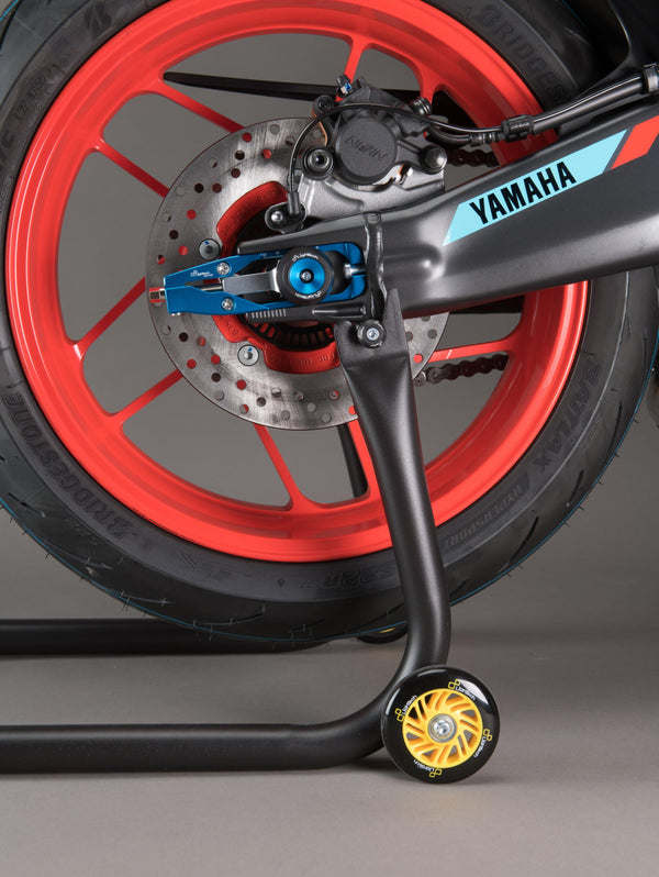 LighTech RSF036 steel rear paddock stand with fork picks for Ducati Panigale V4/S/R 2025-2026