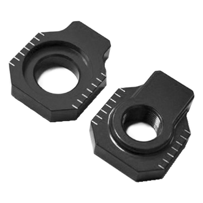 Accossato off-road rear axle blocks RTM1 for KTM 450EXC-F, black colour