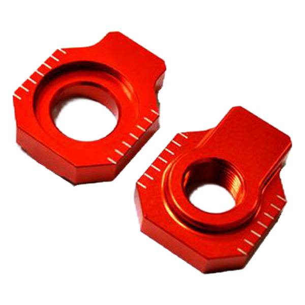 Accossato off-road rear axle blocks RTM1 for Husqvarna TX 125, orange colour