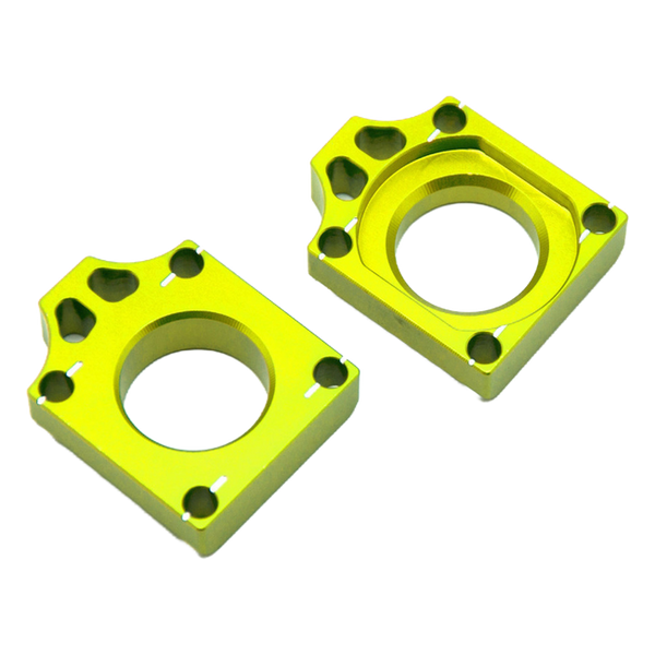 Accossato off-road rear axle blocks RTSU1 for Suzuki RM-Z 450, gold colour