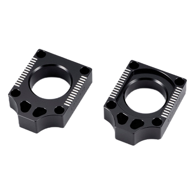 Accossato off-road rear axle blocks RTY1 for Yamaha YZ125, black colour