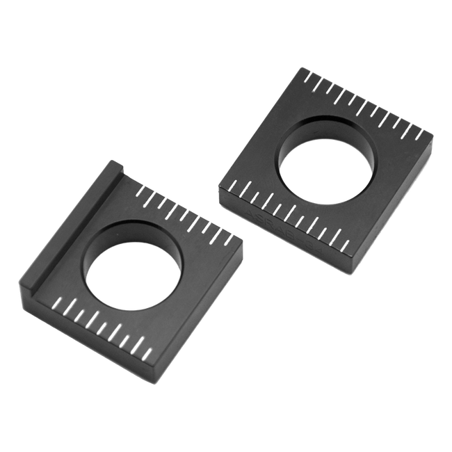 Accossato off-road rear axle blocks RTY4 for Yamaha WR450F, black colour