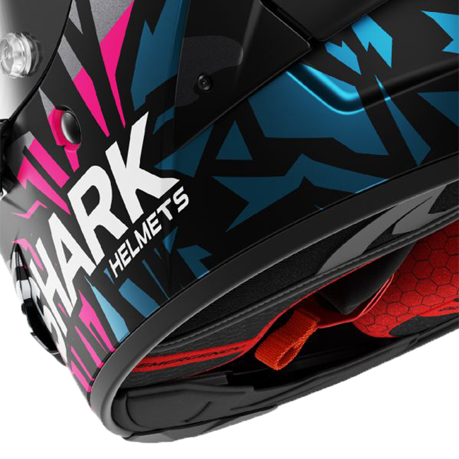 Shark Aeron GP full-face racing helmet Scott Redding Replica 2025 matte blue violet