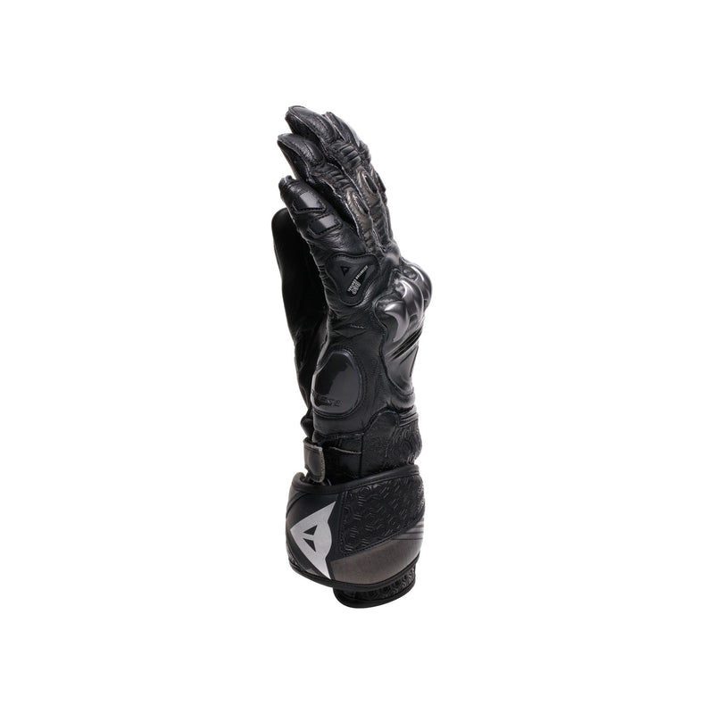 Dainese Fiero Racing motorcycle leather gloves in black, men's