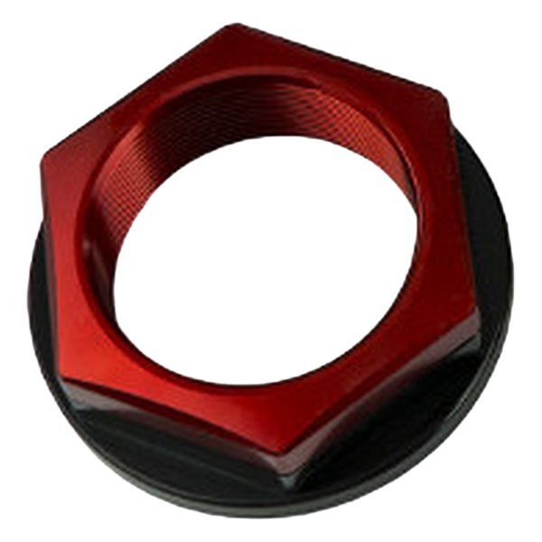 Accossato open steering stem nut SA001 for Suzuki GSX-R 1000, red version
