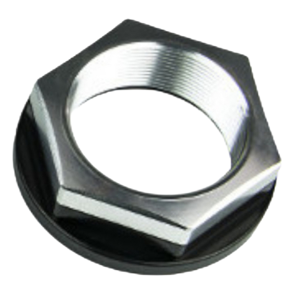 Accossato open steering stem nut SA005 for Triumph STREET TRIPLE 675, silver version