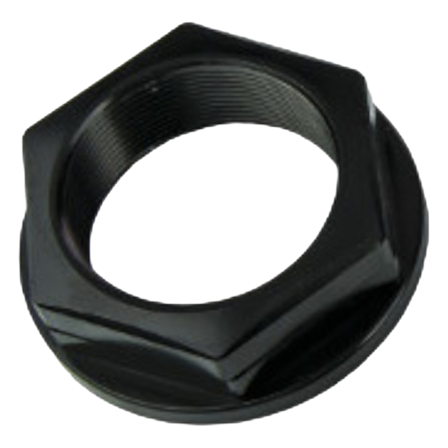Accossato open steering stem nut SA006 for Moto Guzzi V7 III SPECIAL, black version