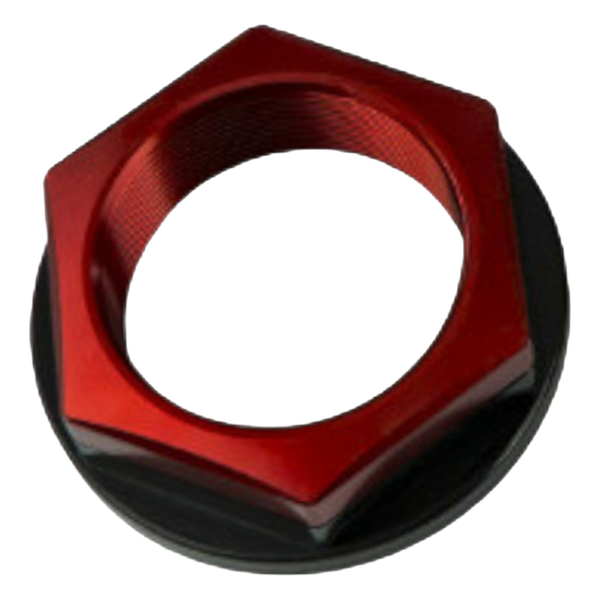 Accossato open steering stem nut SA006 for Moto Guzzi V7 III STONE 750, red version