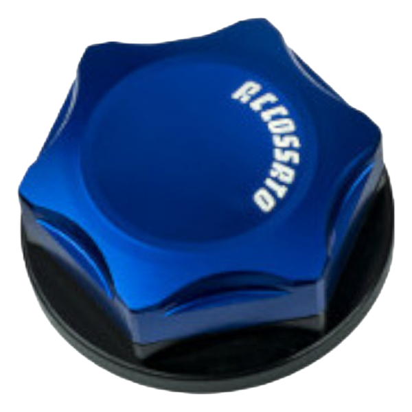 Accossato closed steering stem nut SC005 for Triumph STREET TRIPLE 675 R, blue version
