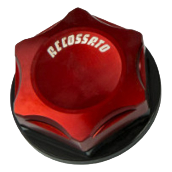 Accossato closed steering stem nut SC006 for Moto Guzzi V7 III STONE 750, red version