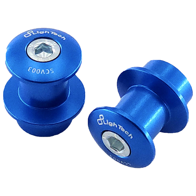 LighTech SCV003 M6 swingarm spools for Aprilia RS 457 in anodised aluminium