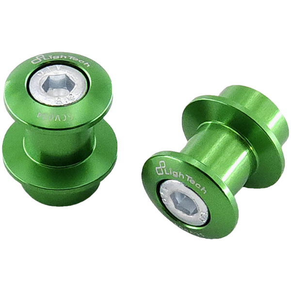 LighTech SCV004 M8 swingarm spools for Kawasaki ZX-10 R/RR anodised aluminium pair