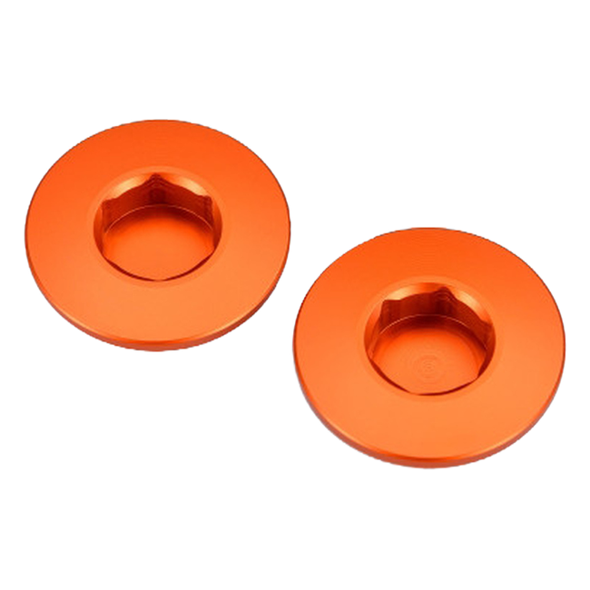 Accossato off-road crankcase plug SEP01 for KTM 350EXC-F, orange colour