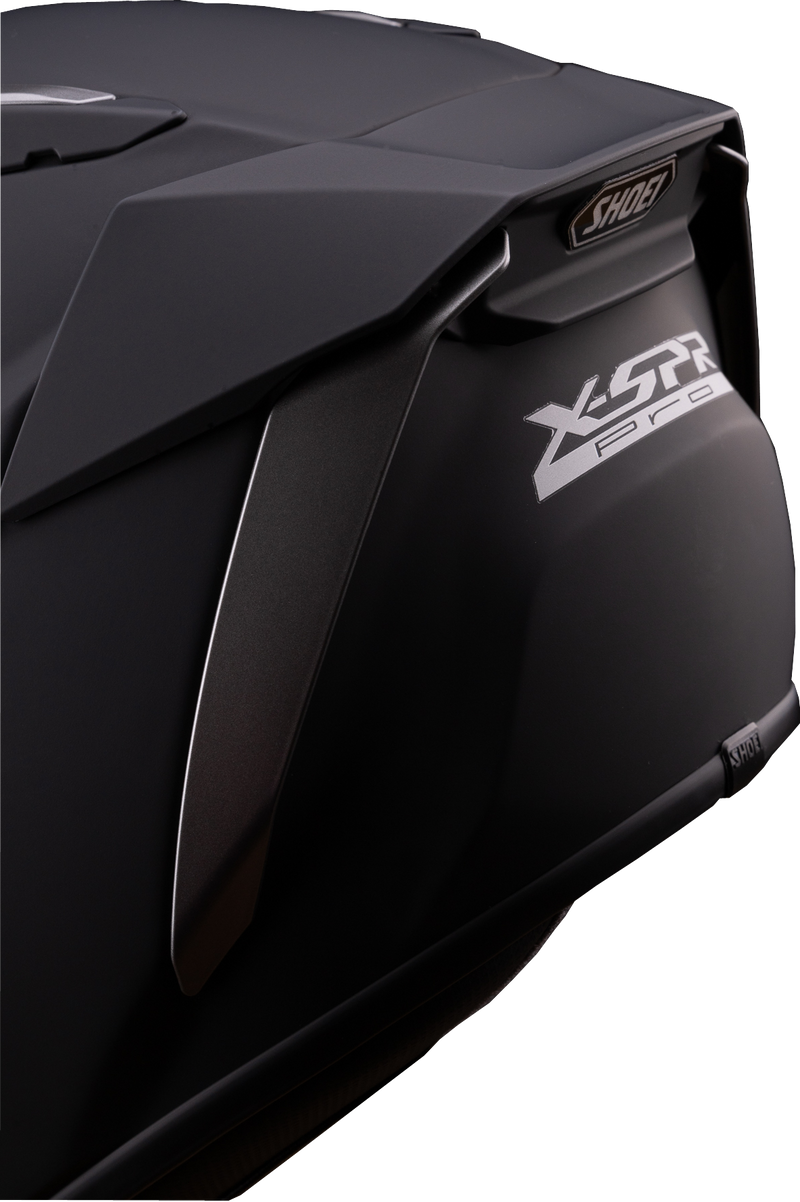 Shoei X-SPR PRO full-face racing helmet in matte black