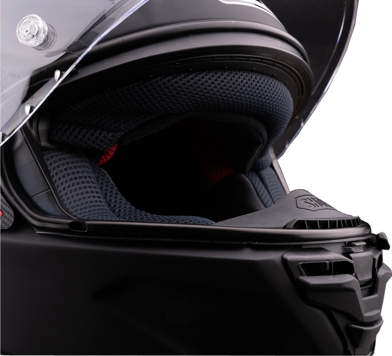Shoei X-SPR PRO02 FIM2 full-face racing helmet in matte black