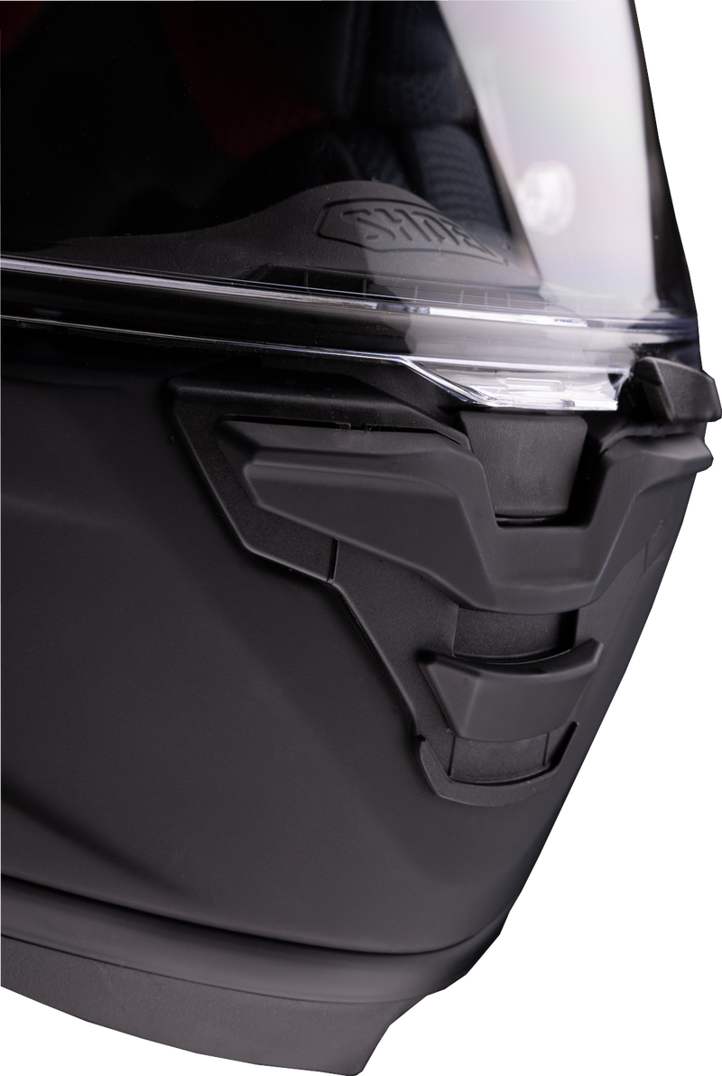Shoei X-SPR PRO full-face racing helmet in matte black