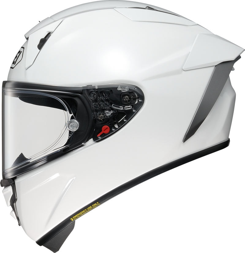 Shoei X-SPR PRO full-face helmet in gloss white, ECE 22.06 and FIM certified