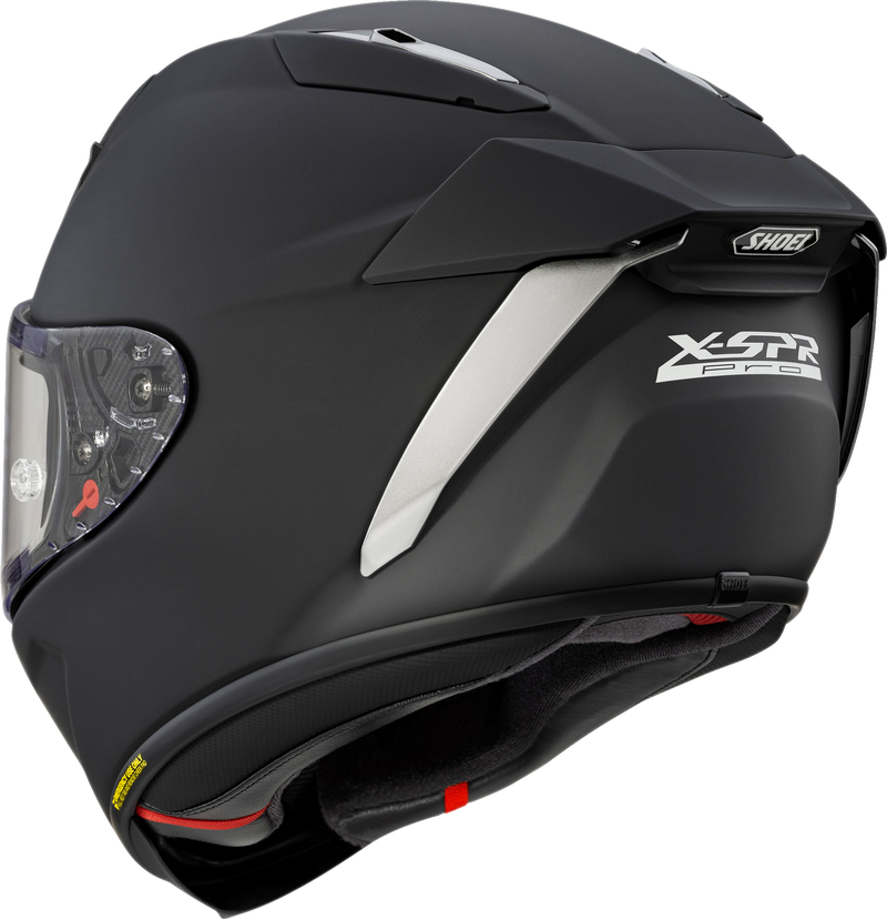 Shoei X-SPR PRO full-face racing helmet in matte black