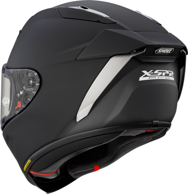 Shoei X-SPR PRO02 FIM2 full-face racing helmet in matte black