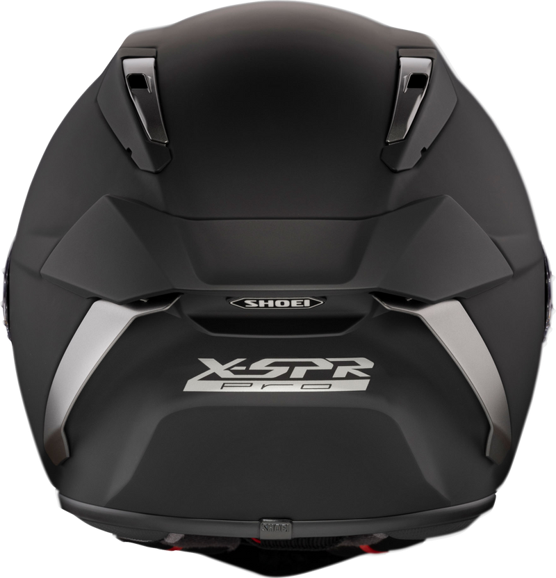 Shoei X-SPR PRO02 FIM2 full-face racing helmet in matte black