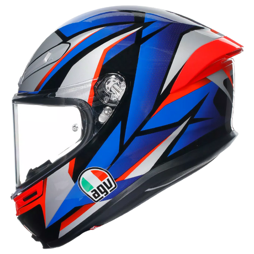 AGV K6 S Helmet Slashcut Black/Blue/Red | SKU 2118395001015