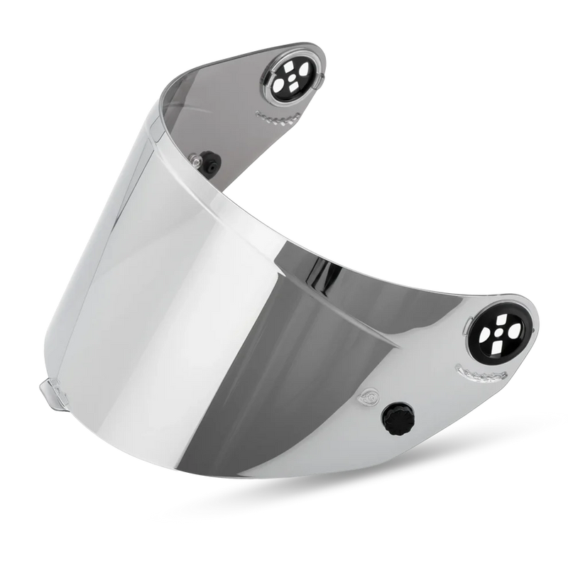 Nolan X-804 UC Iridium Mirror Silver visor for the X-804 RS Ultra Carbon