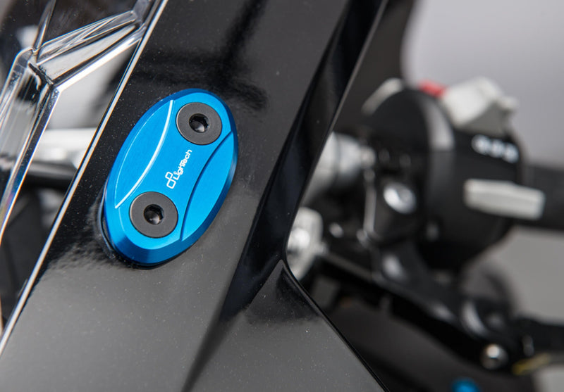 LighTech anodised aluminium mirror caps for BMW S1000RR K46 SPE101