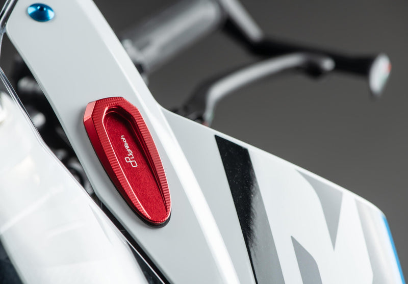 LighTech SPE122 anodised aluminium mirror caps for BMW S1000RR K67