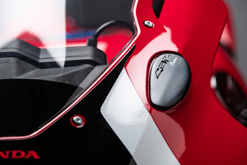 LighTech SPE125 anodised aluminium mirror caps for Honda CBR 1000 RR 2008-2019