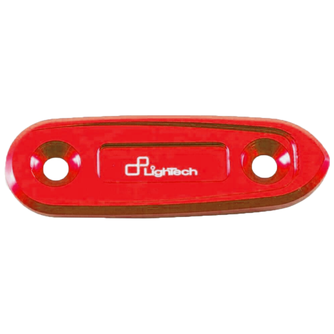 LighTech CNC aluminium mirror caps for Yamaha YZF-R3 2019-2025 in anodised finish SPE126