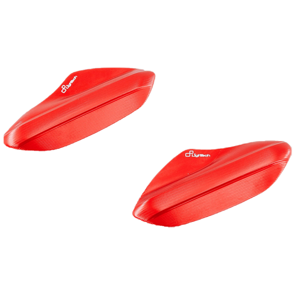 LighTech anodised aluminium mirror caps for Aprilia RSV4 — SPE129