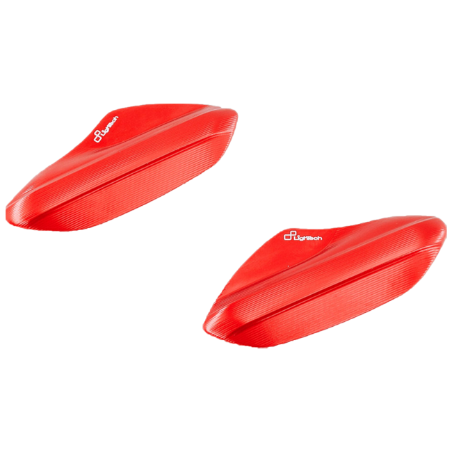 LighTech anodised aluminium mirror caps for Aprilia RSV4 — SPE129