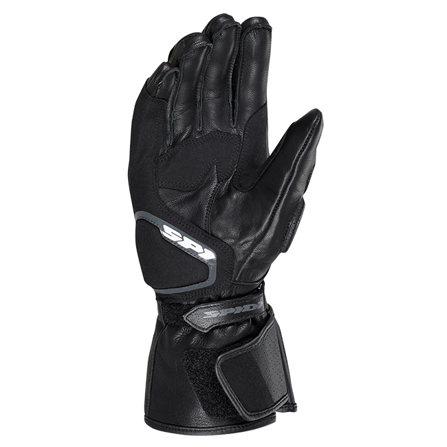 Spidi STR-6 sport motorcycle leather gloves for women in black