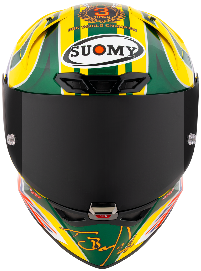Suomy S1-XR GP full-face helmet in Troy Bayliss Replica 2005 gloss livery