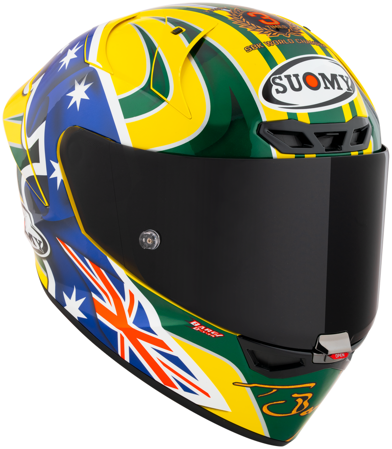 Suomy S1-XR GP full-face helmet in Troy Bayliss Replica 2005 gloss livery