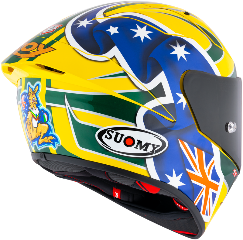 Suomy S1-XR GP full-face helmet in Troy Bayliss Replica 2005 gloss livery