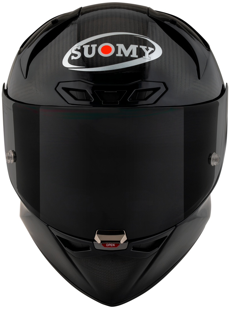 Suomy S1-XR GP full-face helmet in carbon gloss visible carbon finish