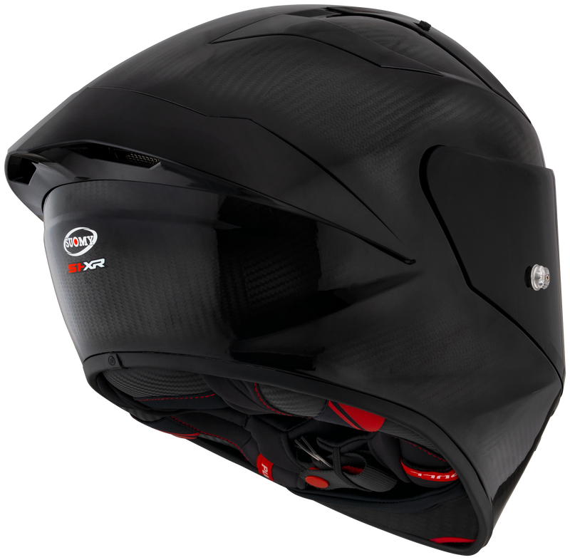 Suomy S1-XR GP full-face helmet in carbon gloss visible carbon finish