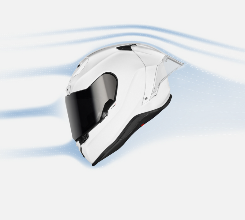 Nexx X.R3R Pro FIM Evo Carbon full-face helmet in matte black carbon finish