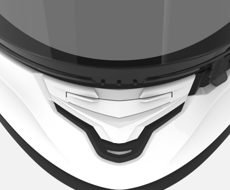 Nexx X.R3R full-face racing helmet in Swirl Carbon Red Silver colourway