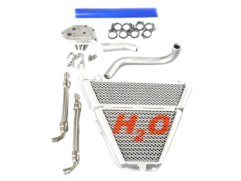 H2O Performance additional water and oil cooler kit for Ducati Panigale 1299